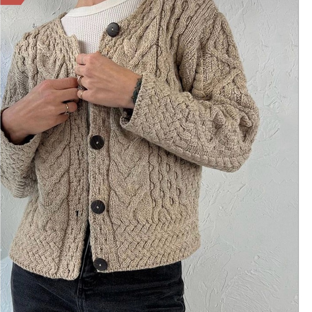 Aran sweater Market Aran Brands, Ireland size medium